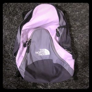 North Face Pandora Backpack in Purple